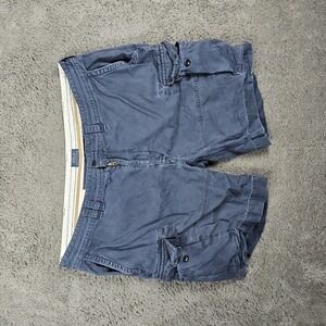Polo Ralph Lauren Shorts Mens 46B Blue Cargo Military Utility Streetwear Vintage